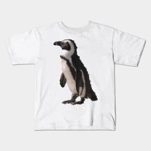 Low Poly Penguin Kids T-Shirt